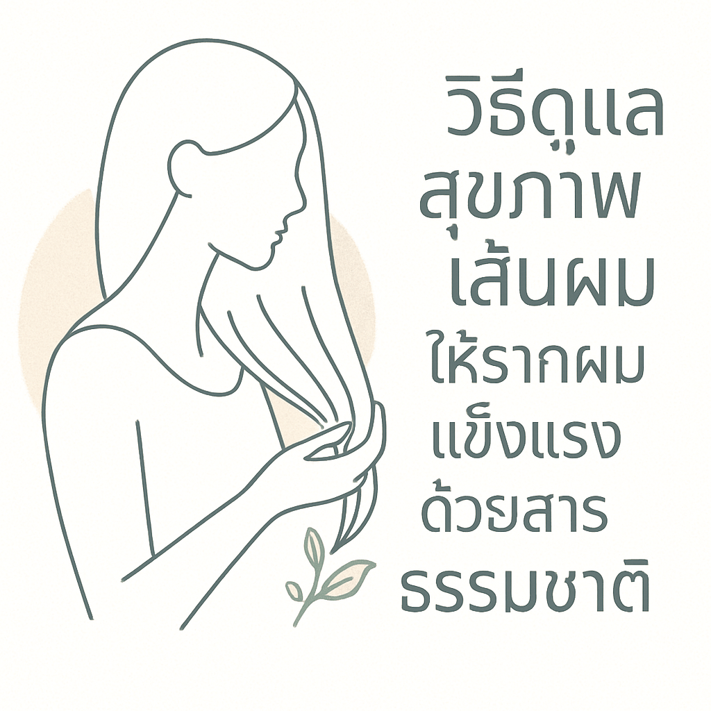 วิธีดูแลสุขภาพเส้นผม